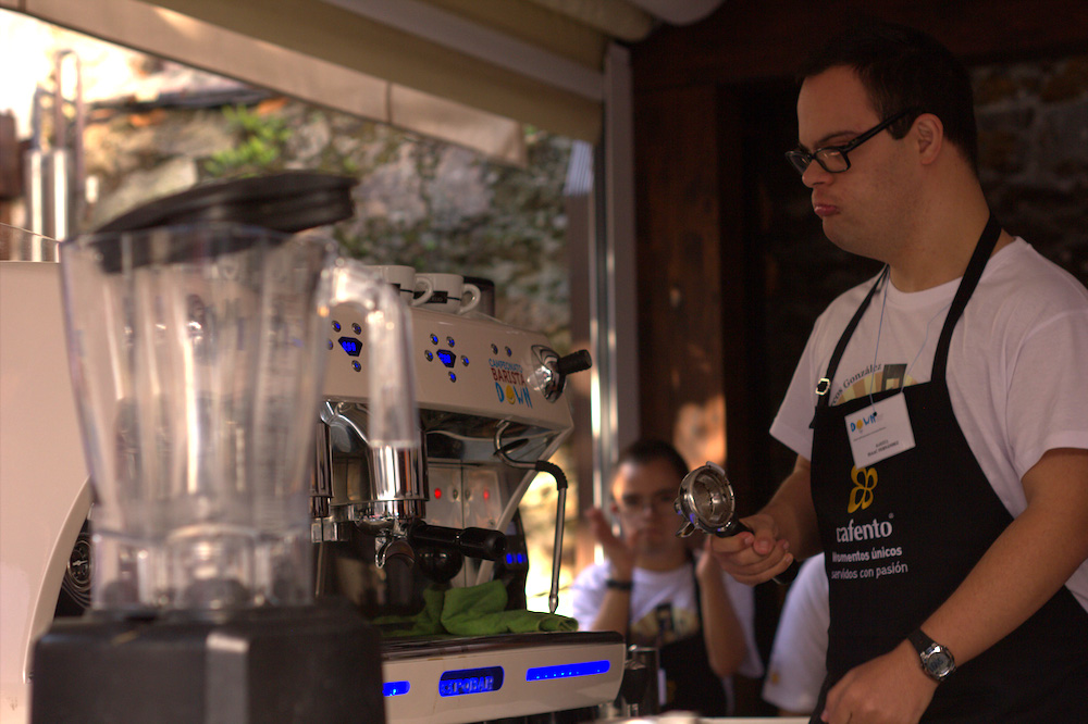 Expertos en café con síndrome de Down demostraron sus habilidades en la IV edición del Campeonato Barista de Galicia
